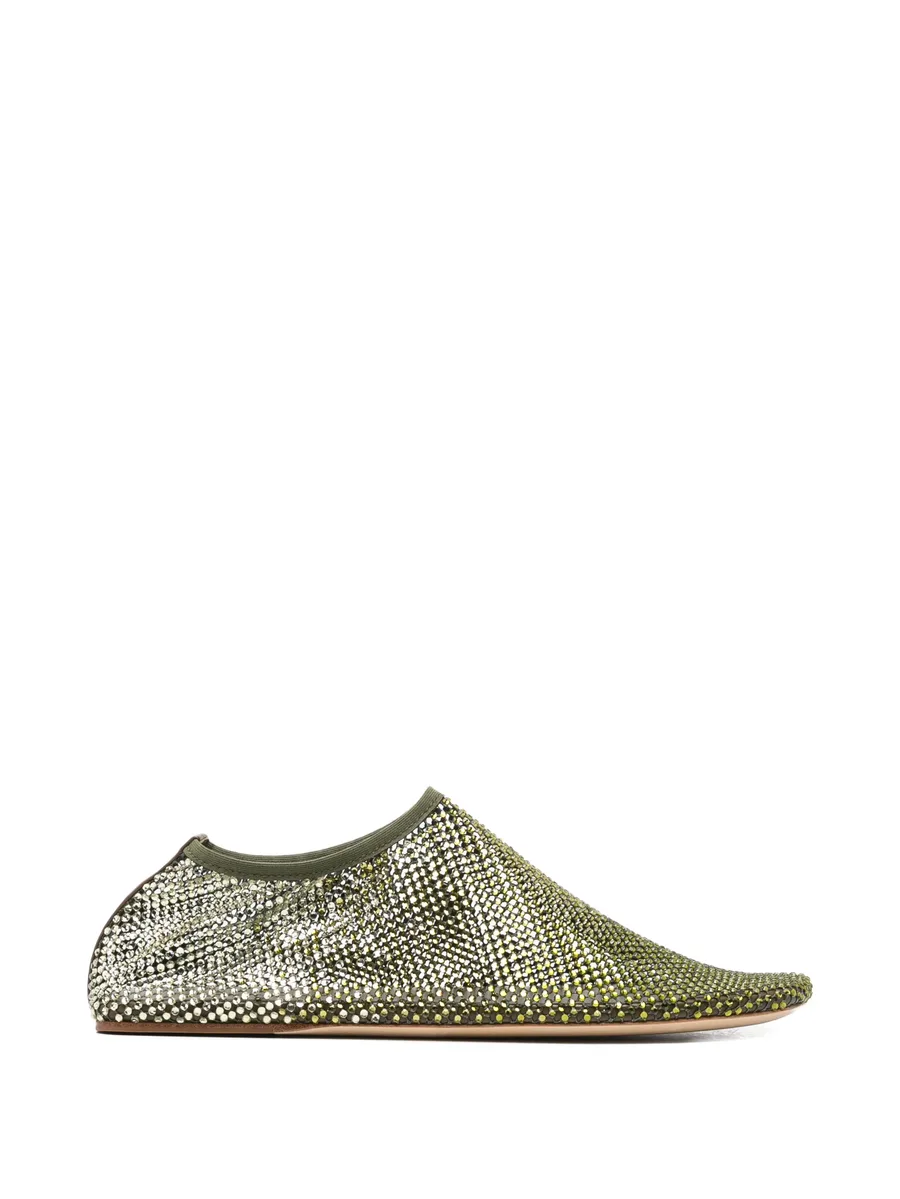 Minette crystal-embellished ballet flats 1