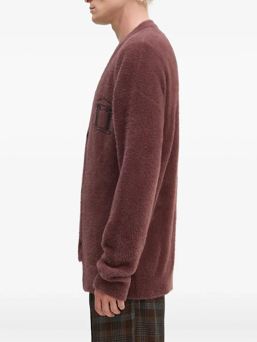 chenille-knit cardigan 6