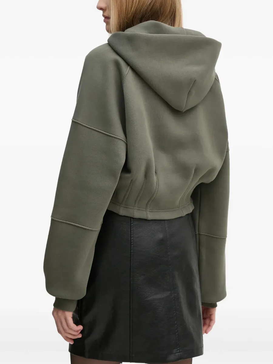 cinched-waist hoodie 5