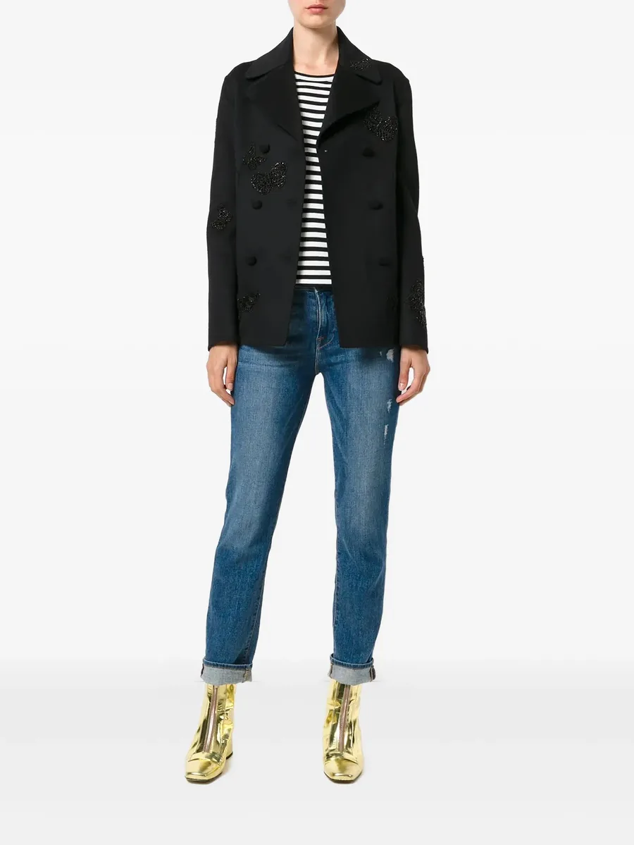 butterfly-embroidered coat 4