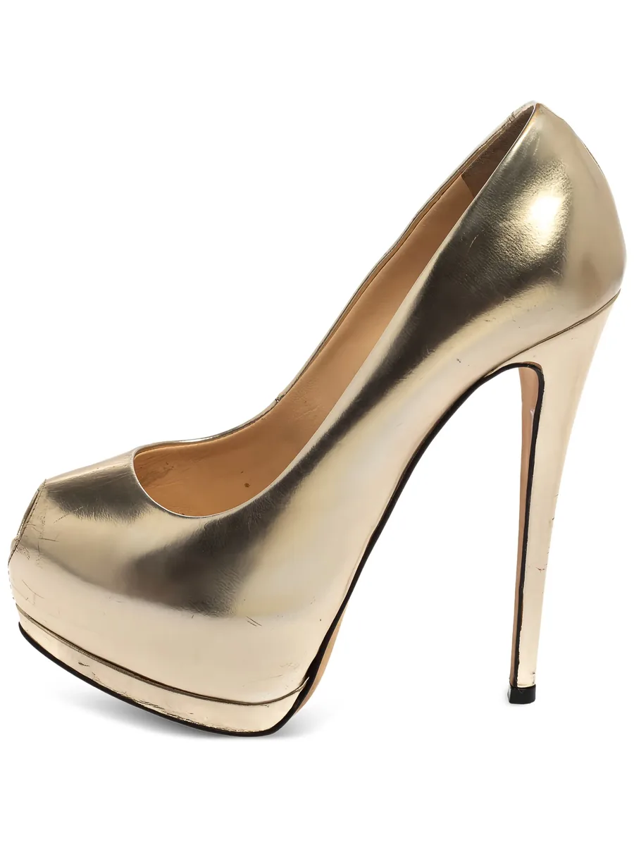 туфли на платформе с открытым носком 2