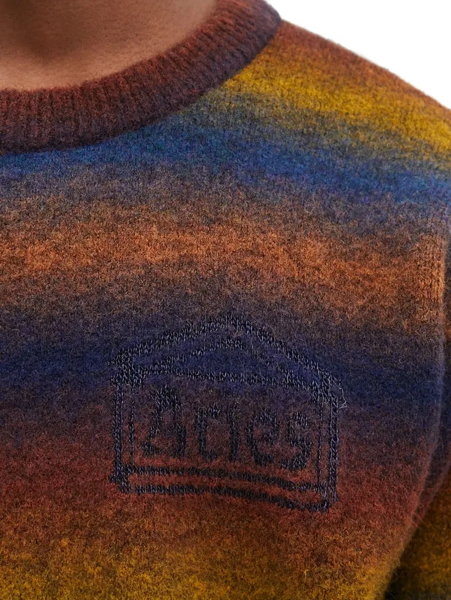 Boucle Space Dye knit sweater 10