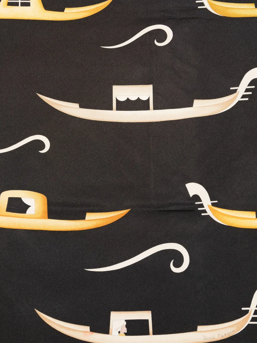 2000s silk scarf 4