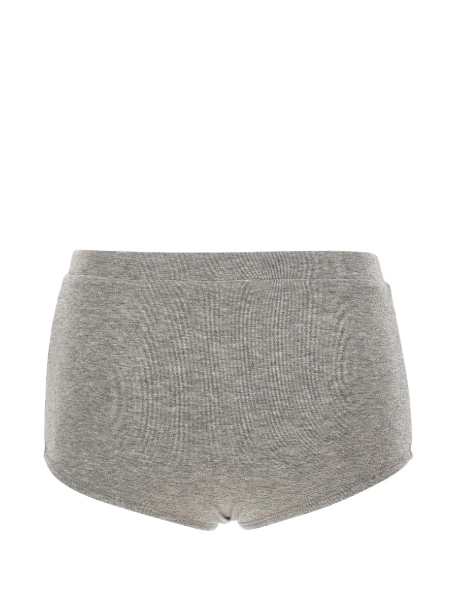Booty buttons-ribbed shorts 3