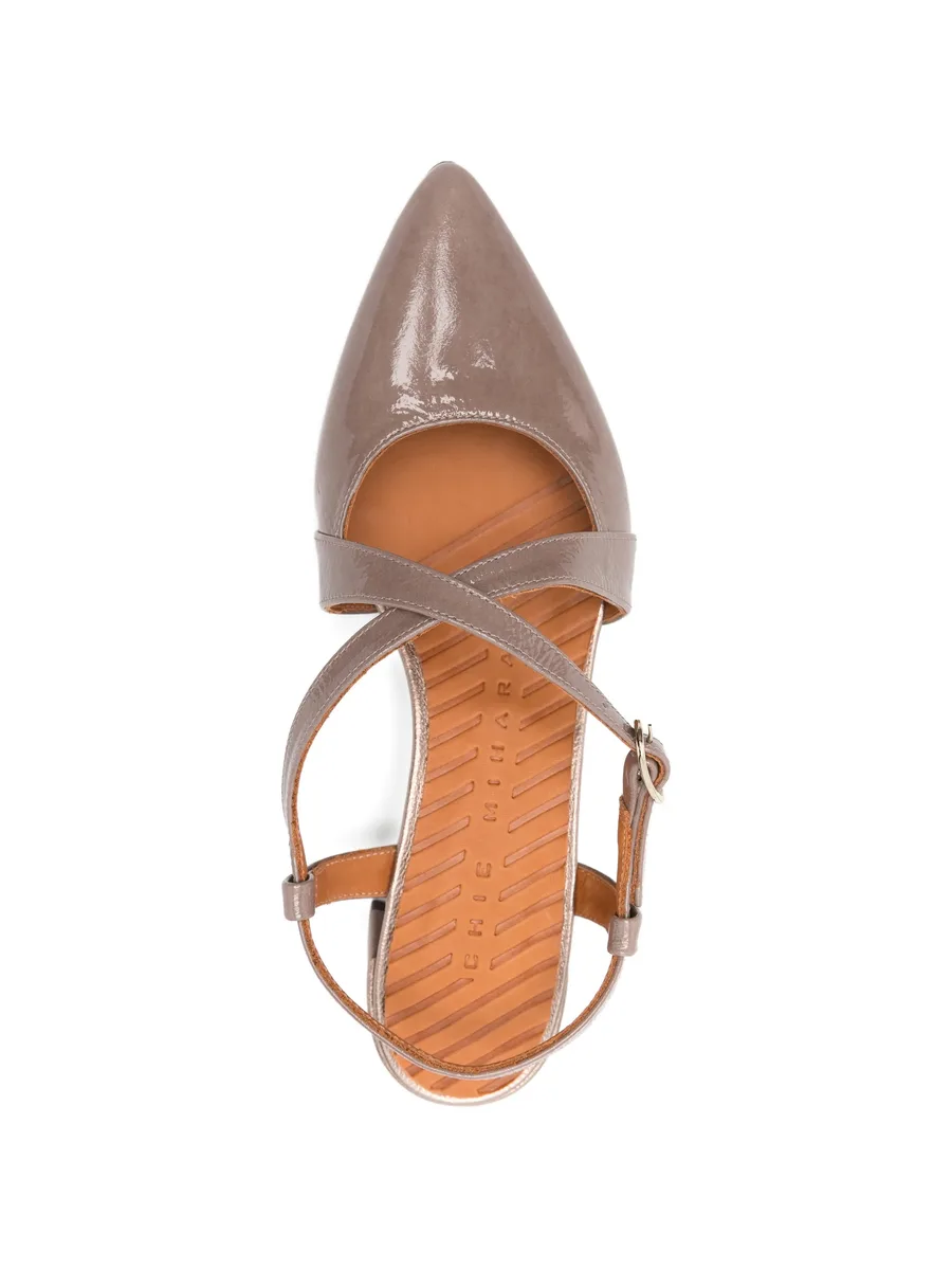 Hesana leather heeled pumps 7