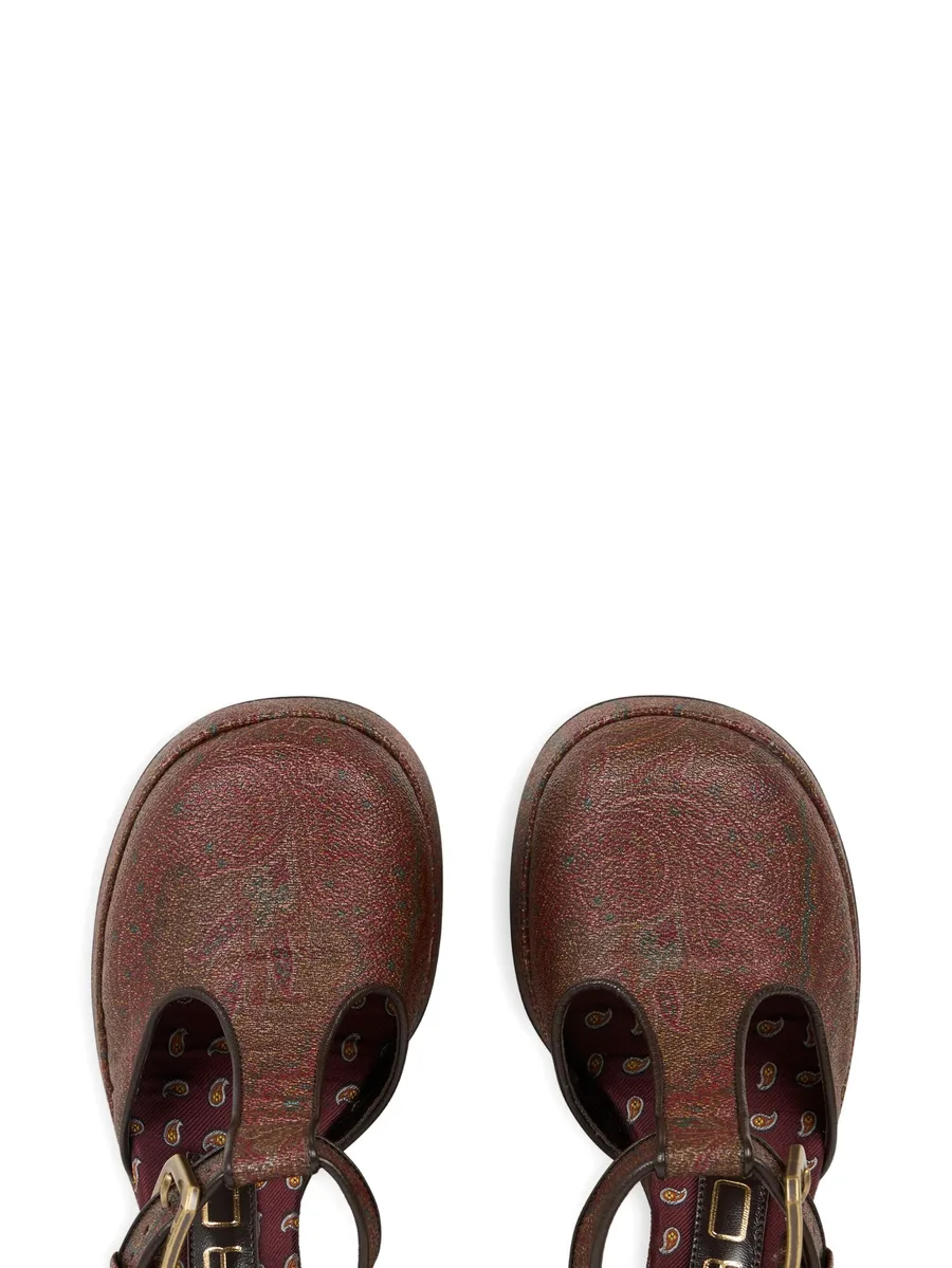 105mm paisley-print platform pumps 7