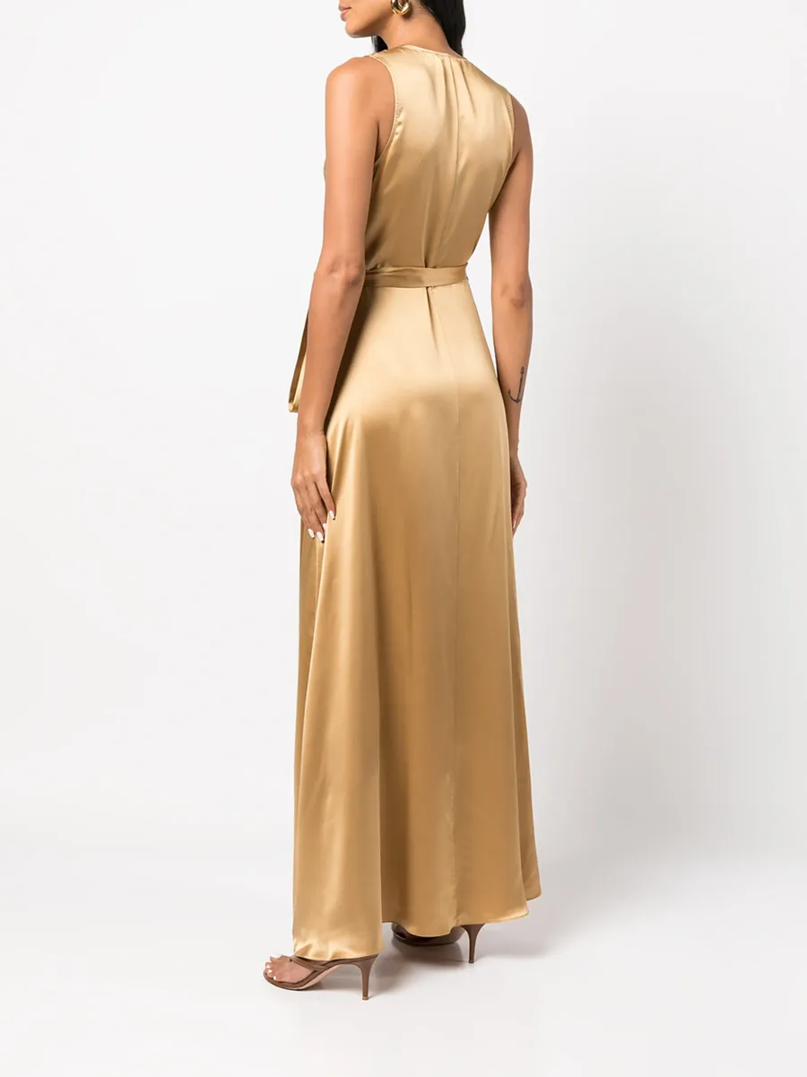 silk maxi wrap dress 8