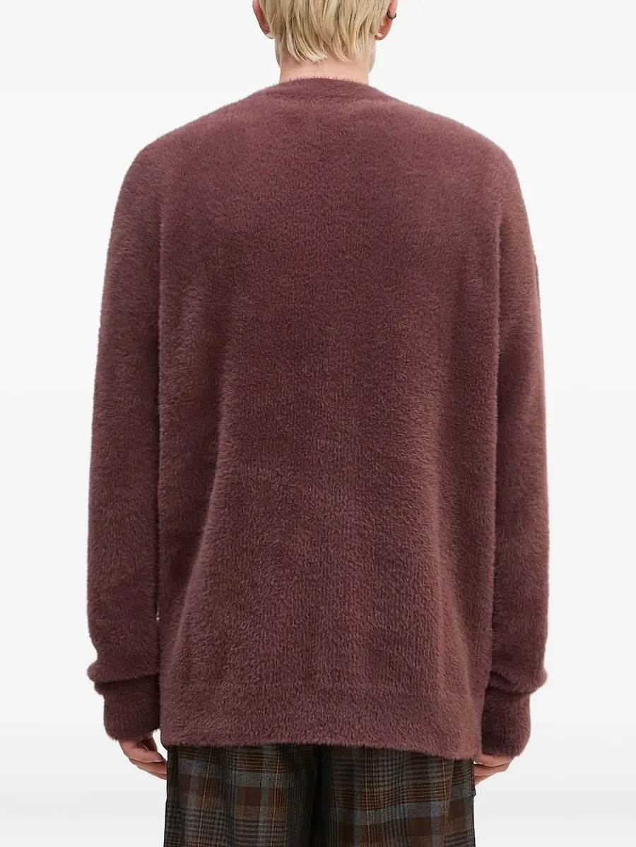 chenille-knit cardigan 7