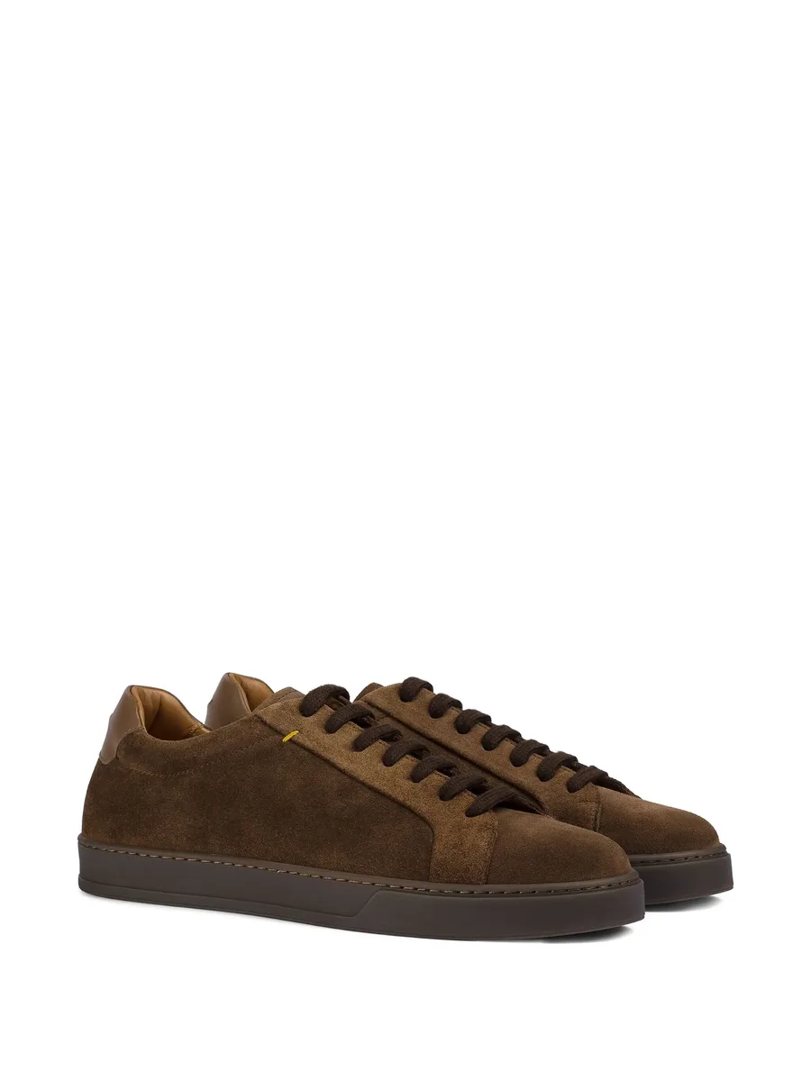 suede lace-up sneakers 4