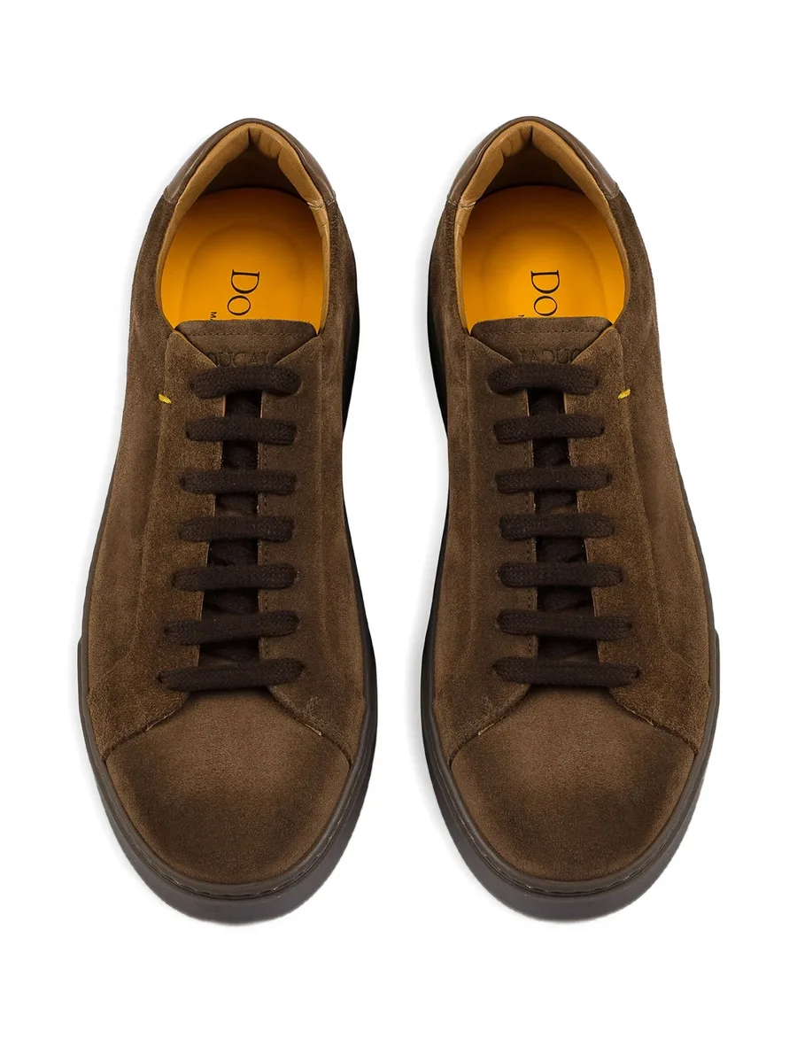 suede lace-up sneakers 6