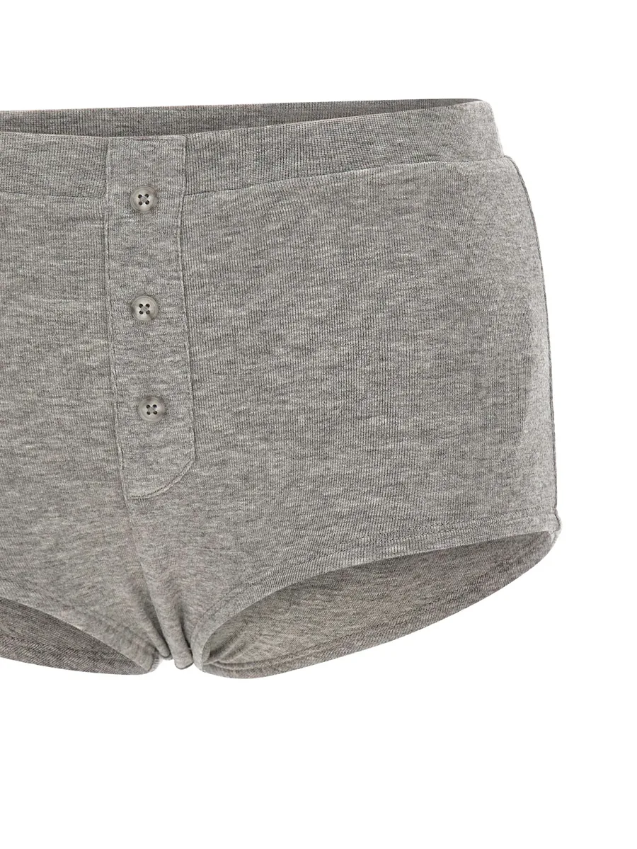 Booty buttons-ribbed shorts 12