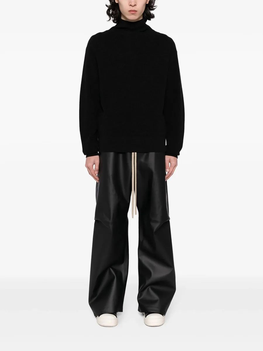 pleated wide-leg trousers 2