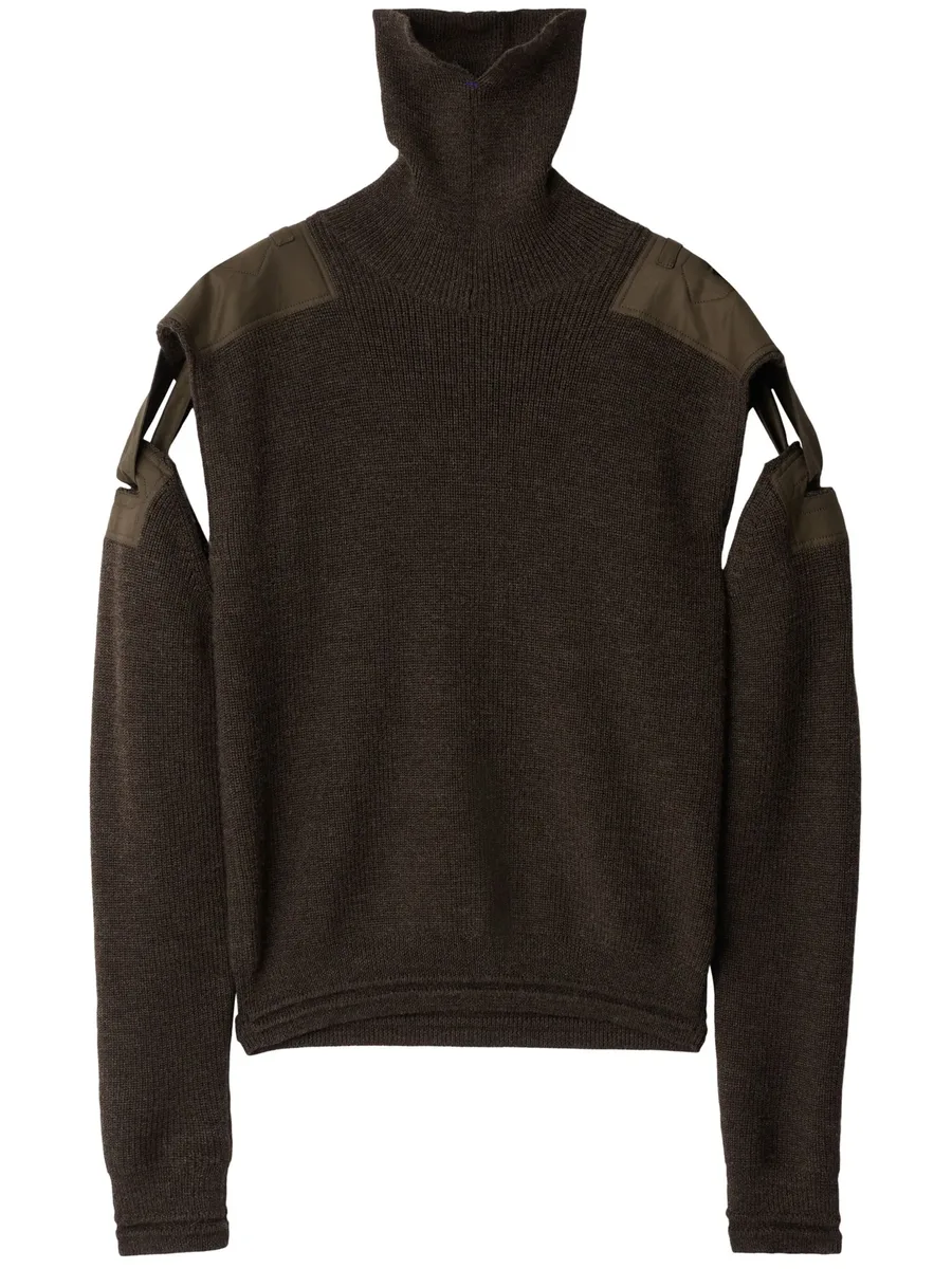 detachable-sleeve wool jumper 1