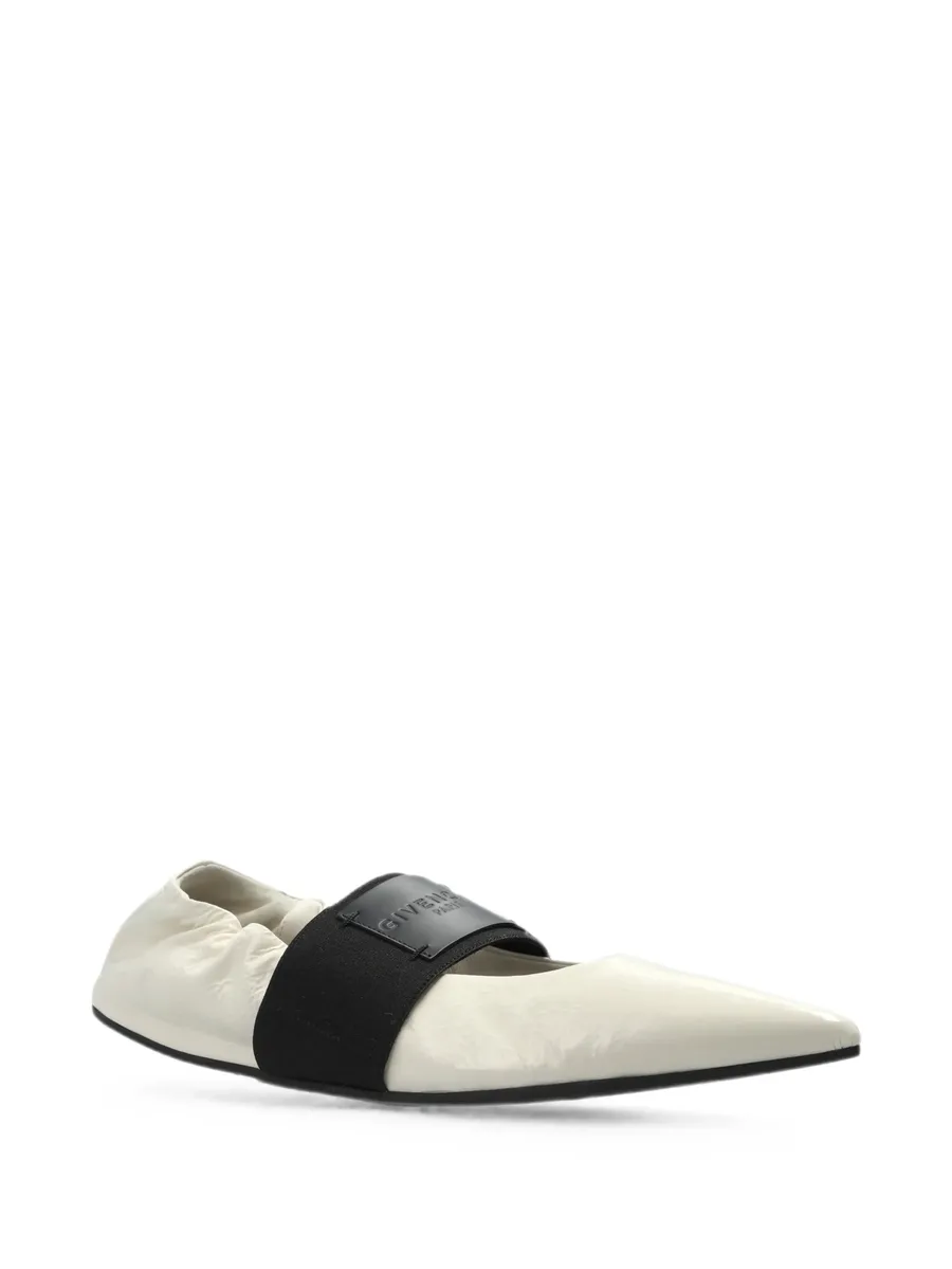 Crush pointed-toe ballet flats 3
