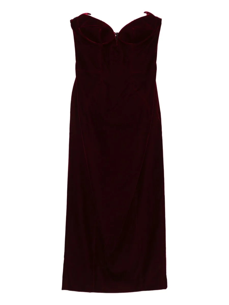 MUGLER Dresses Bordeaux 1