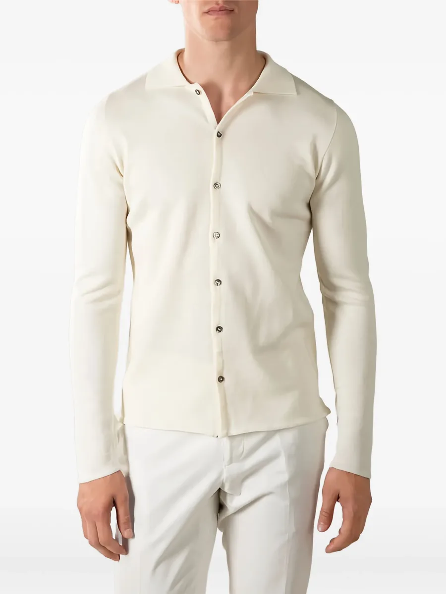 Buttoned knitted shirt 2