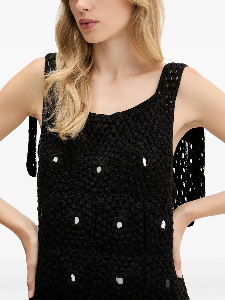 tie-detail embellished maxi dress 7