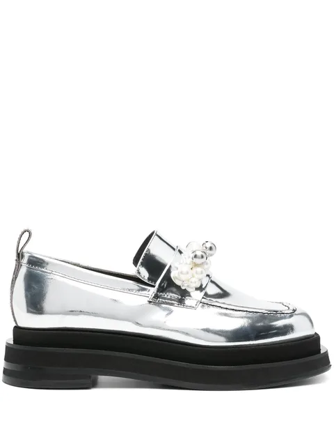 Heart Toe Platform loafers