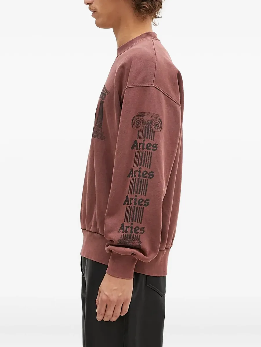 temple-print sweatshirt 3
