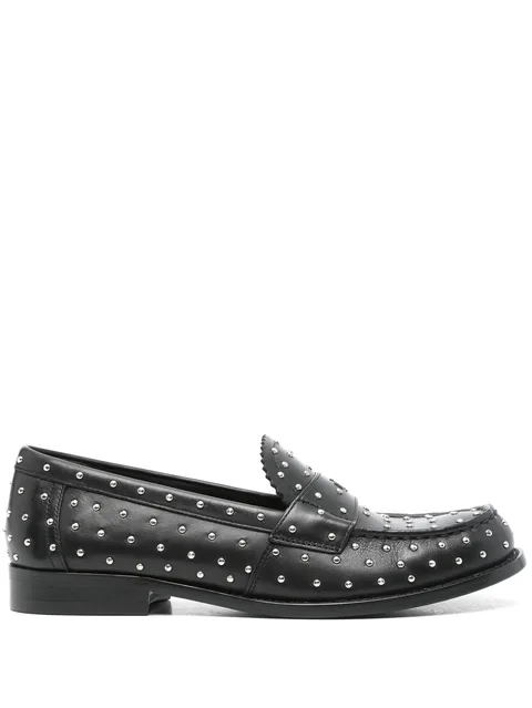 studded loafers