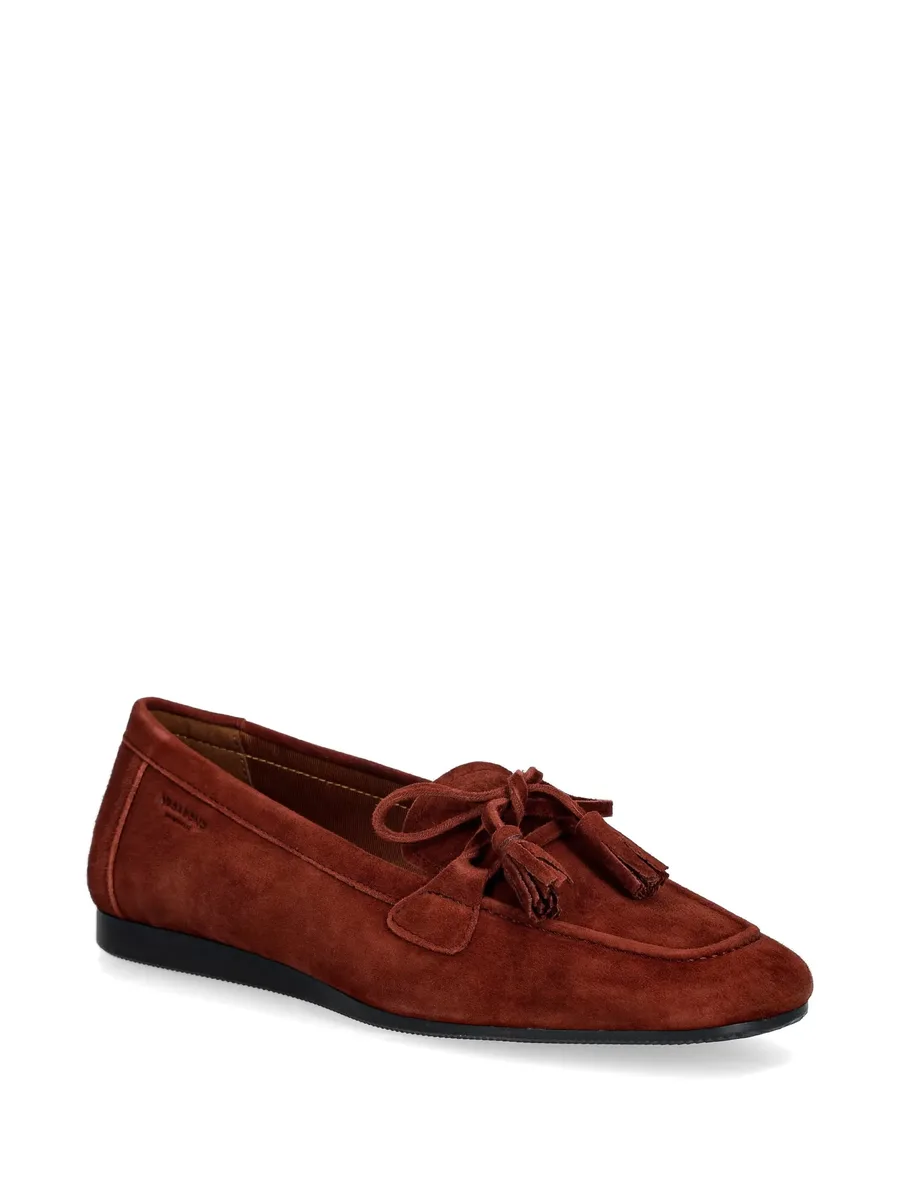 Hillary tassel-detail suede loafers 3