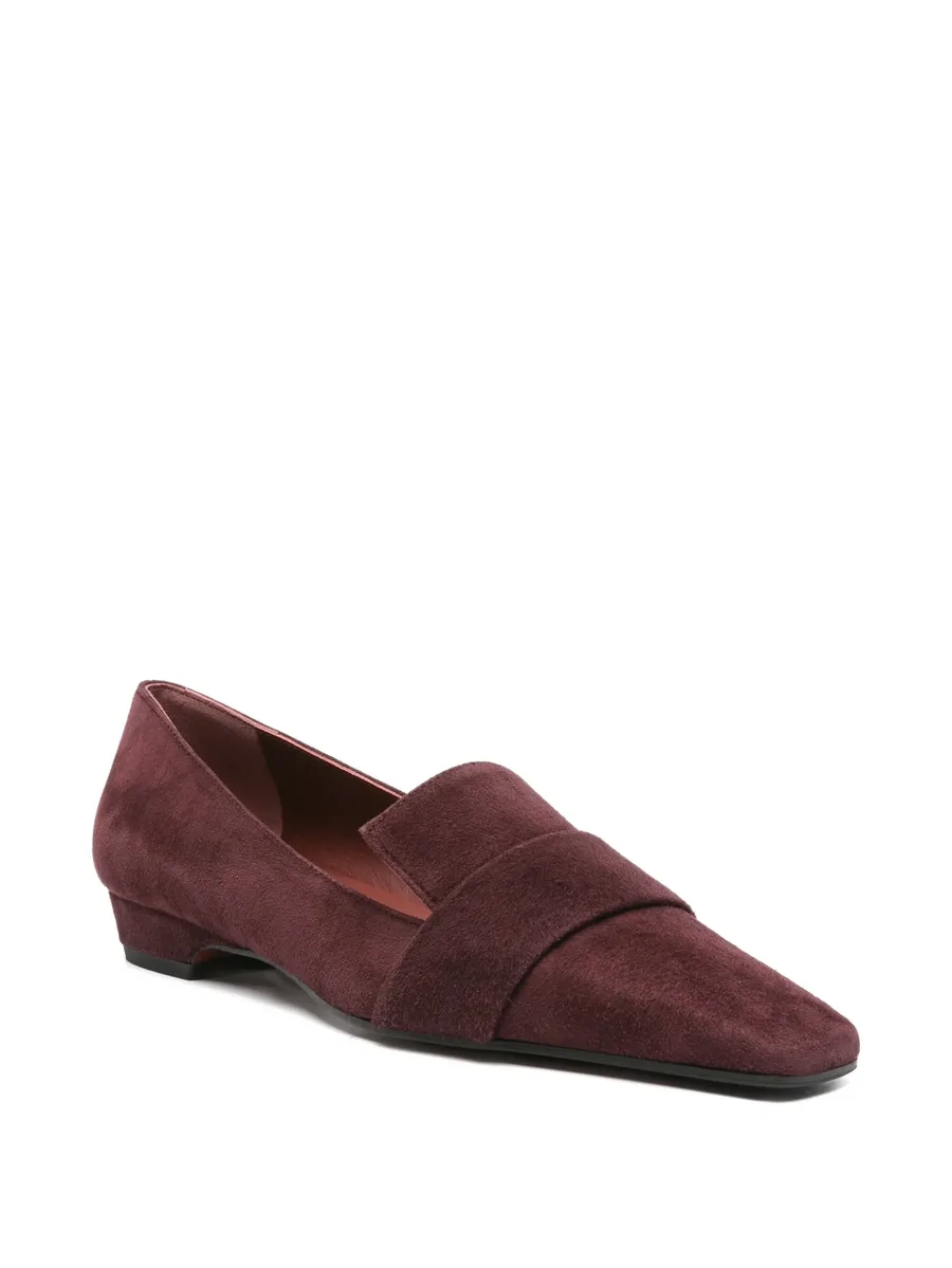 suede square-toe loafers 4