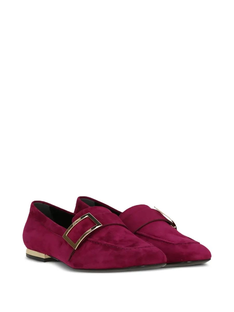 buckle leather loafers 4