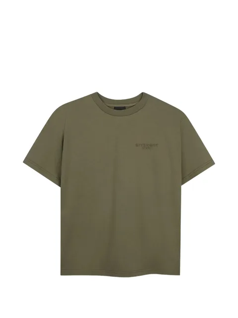 logo-embroidered T-shirt
