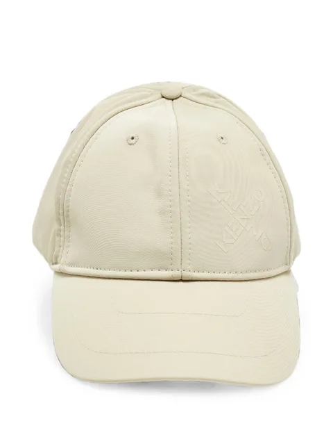 logo-embroidered nylon cap