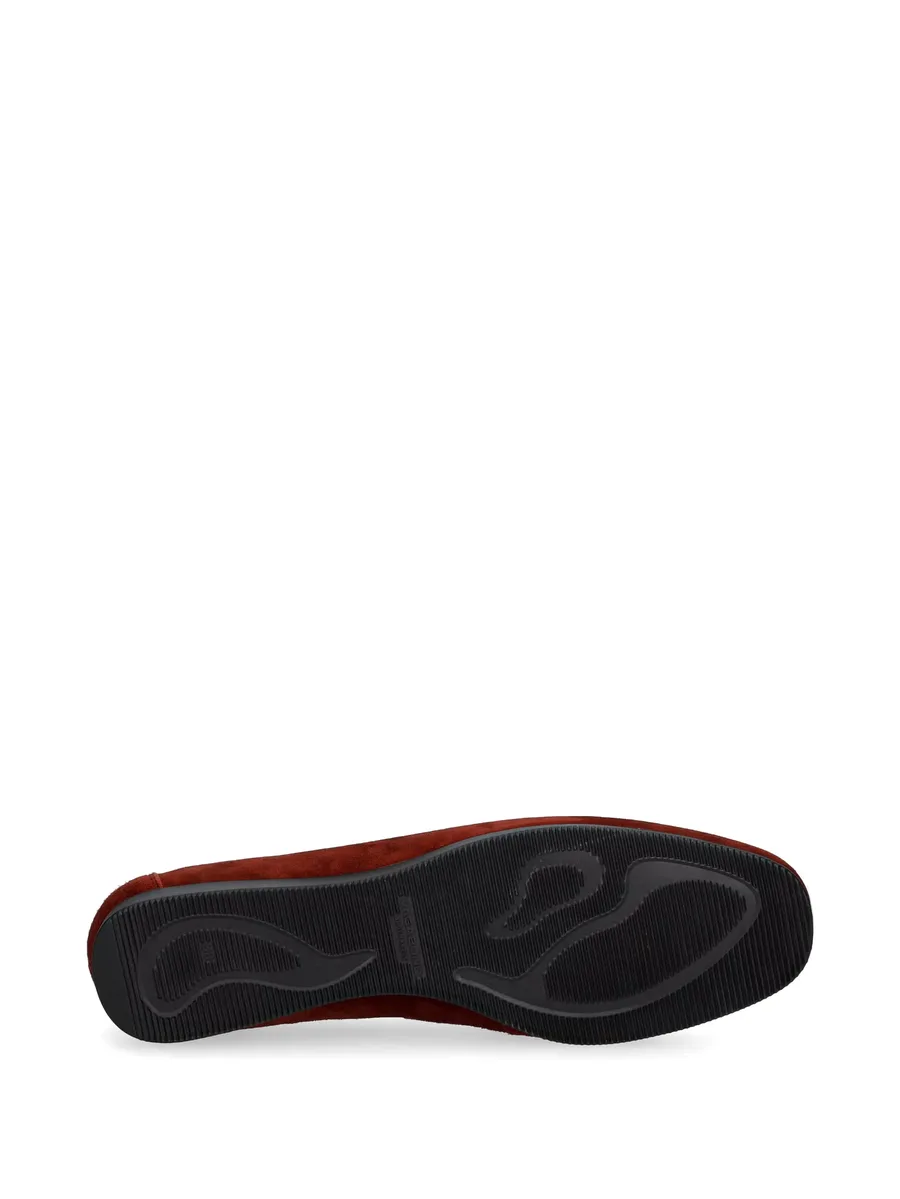 Hillary tassel-detail suede loafers 10