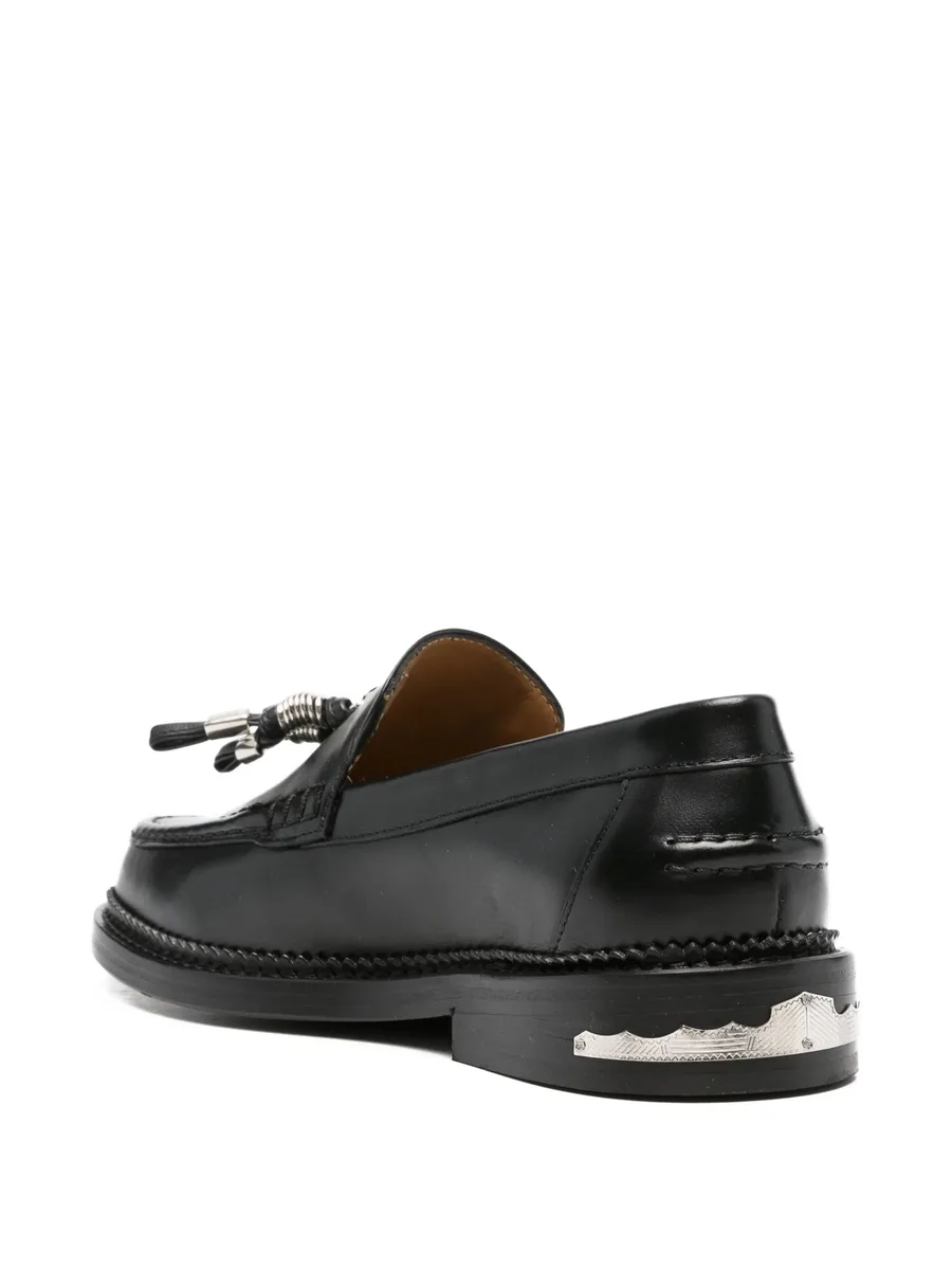 tassel-embellished leather loafers 5