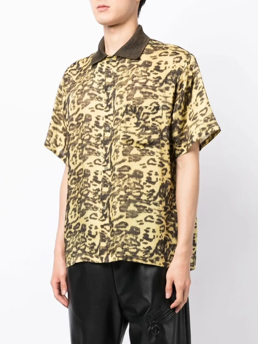 leopard print short-sleeve shirt 5