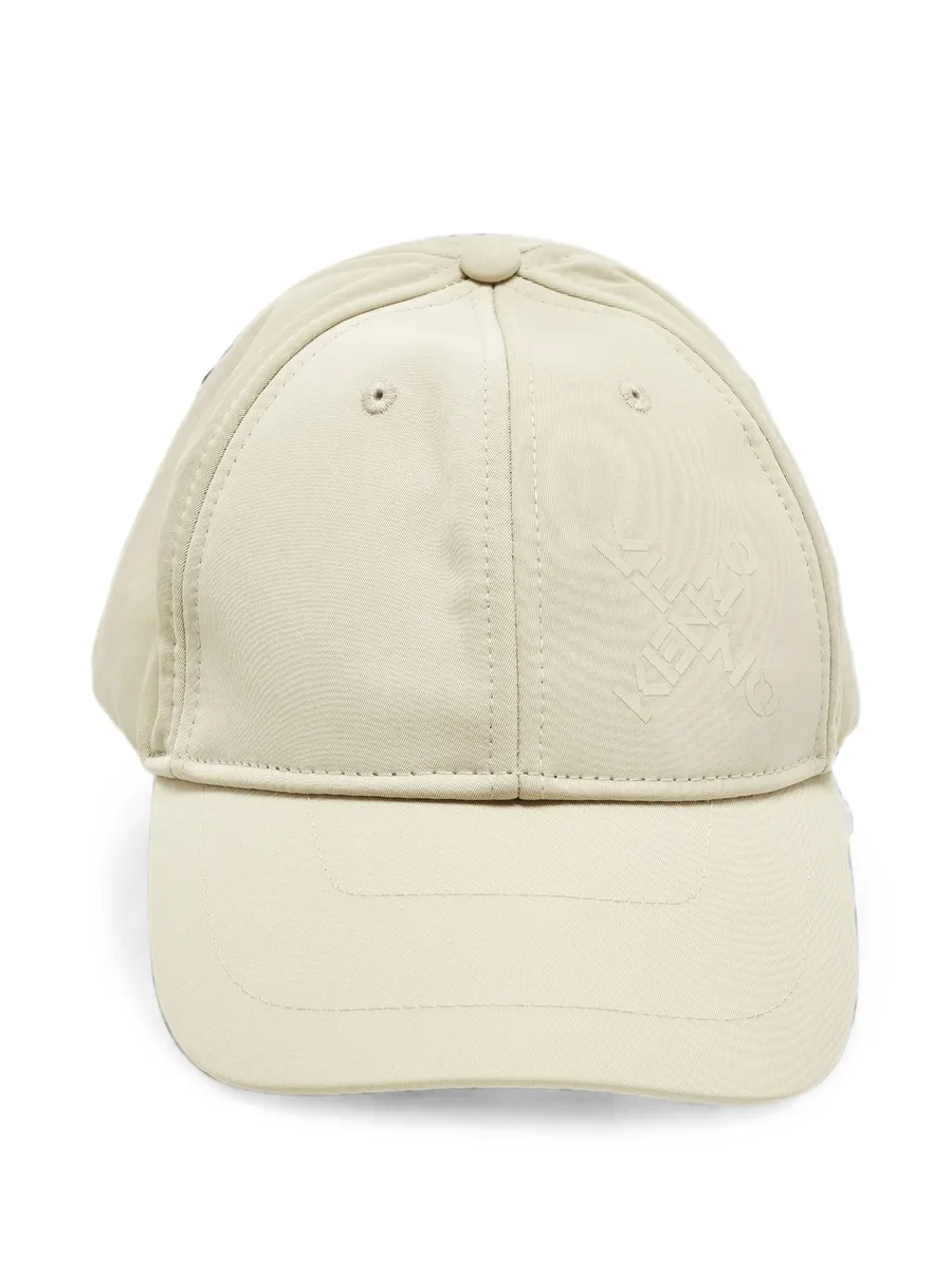 logo-embroidered nylon cap 1