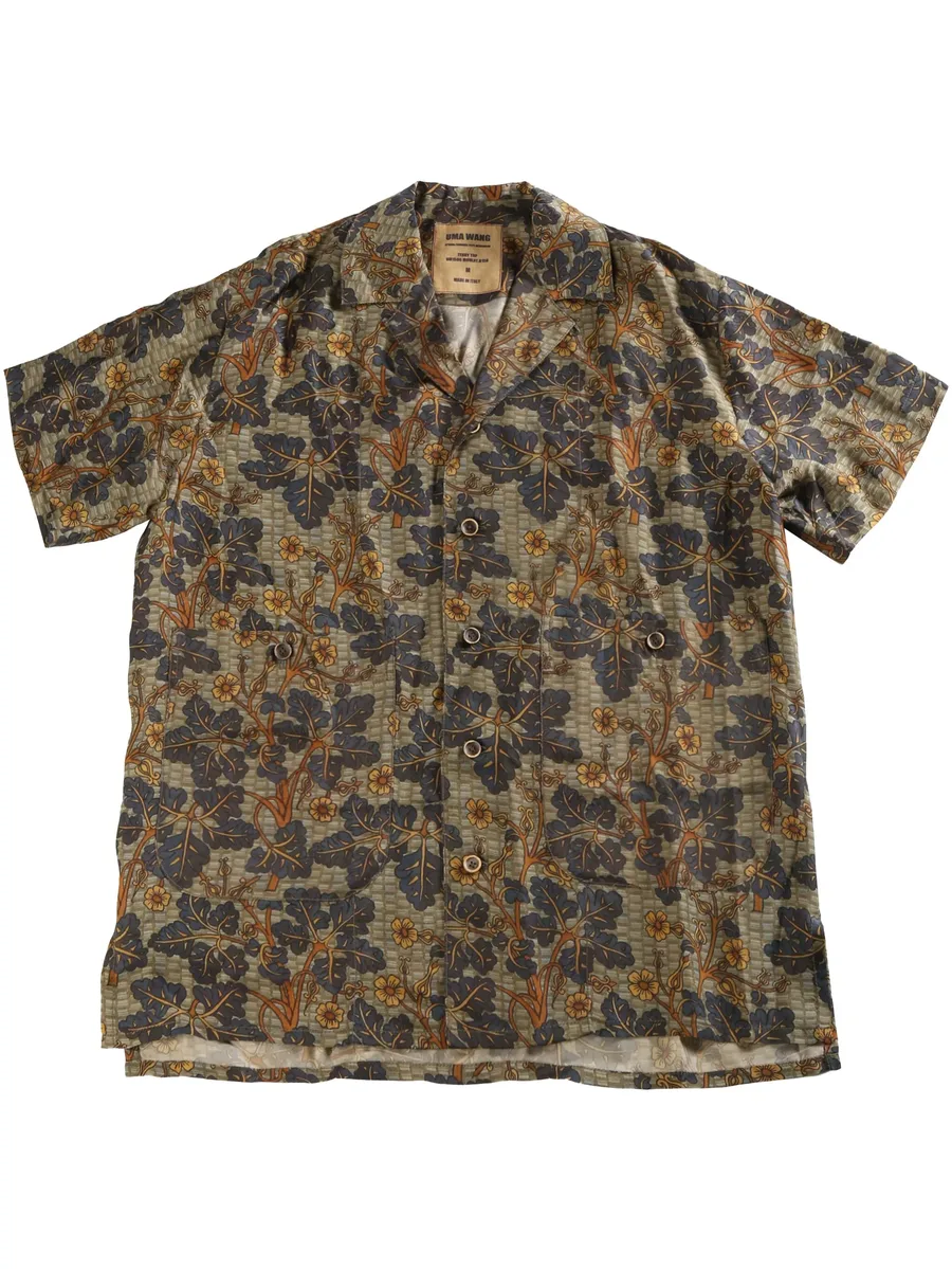 floral-print shirt 1