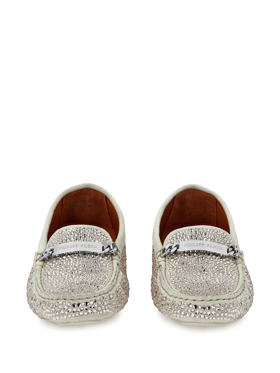 rhinestone-embellished loafers 5