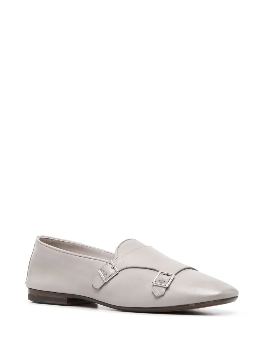 buckle-detail leather loafers 4
