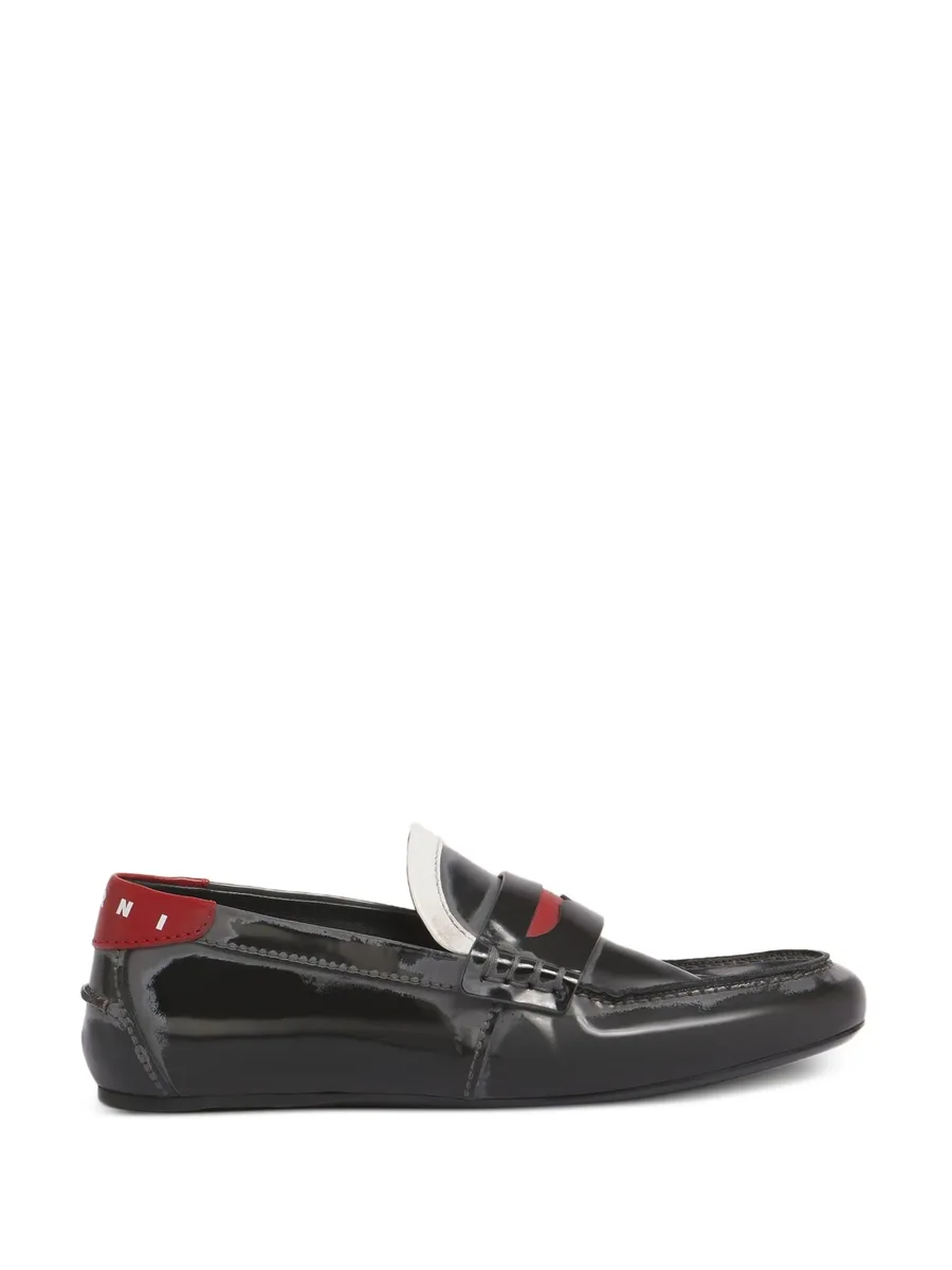 penny-strap leather loafers 10