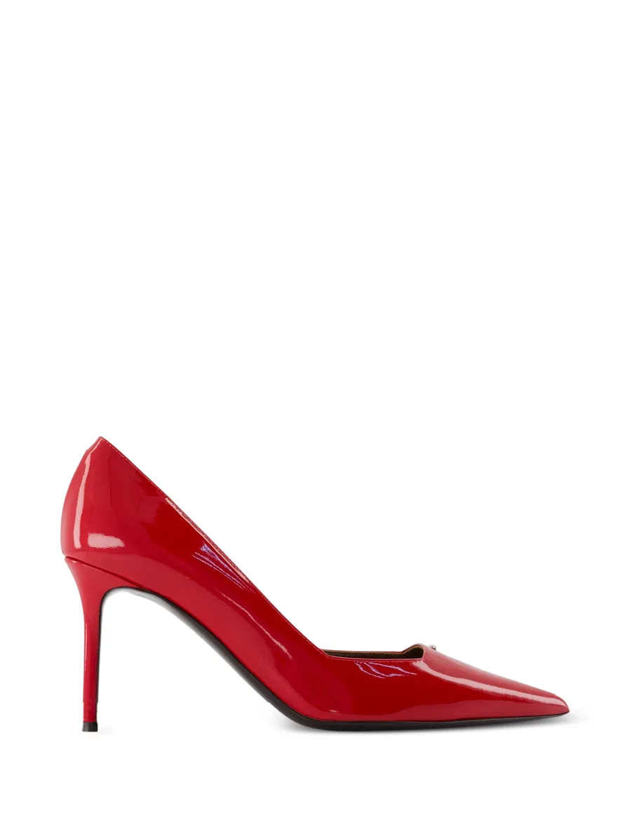 Vague pointed leather pumps 1