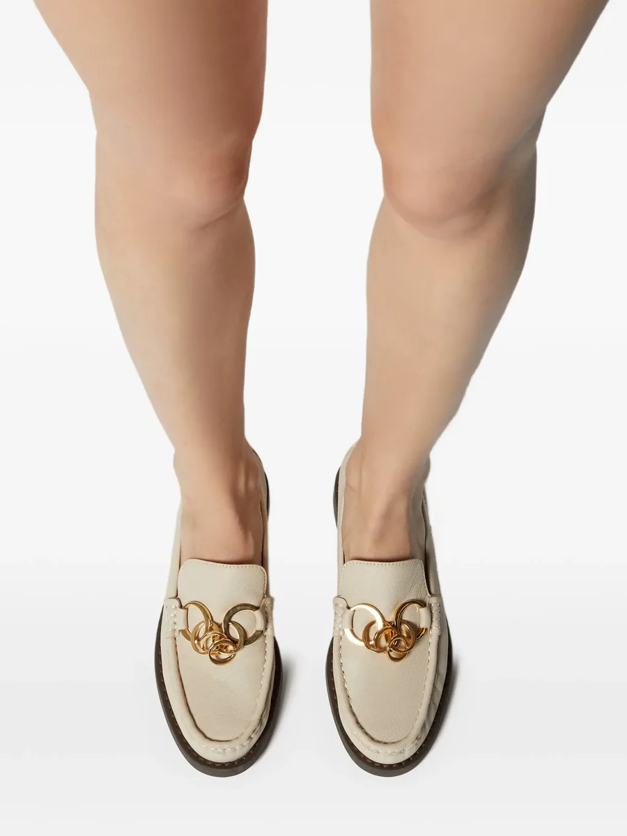 Jane leather loafers 10