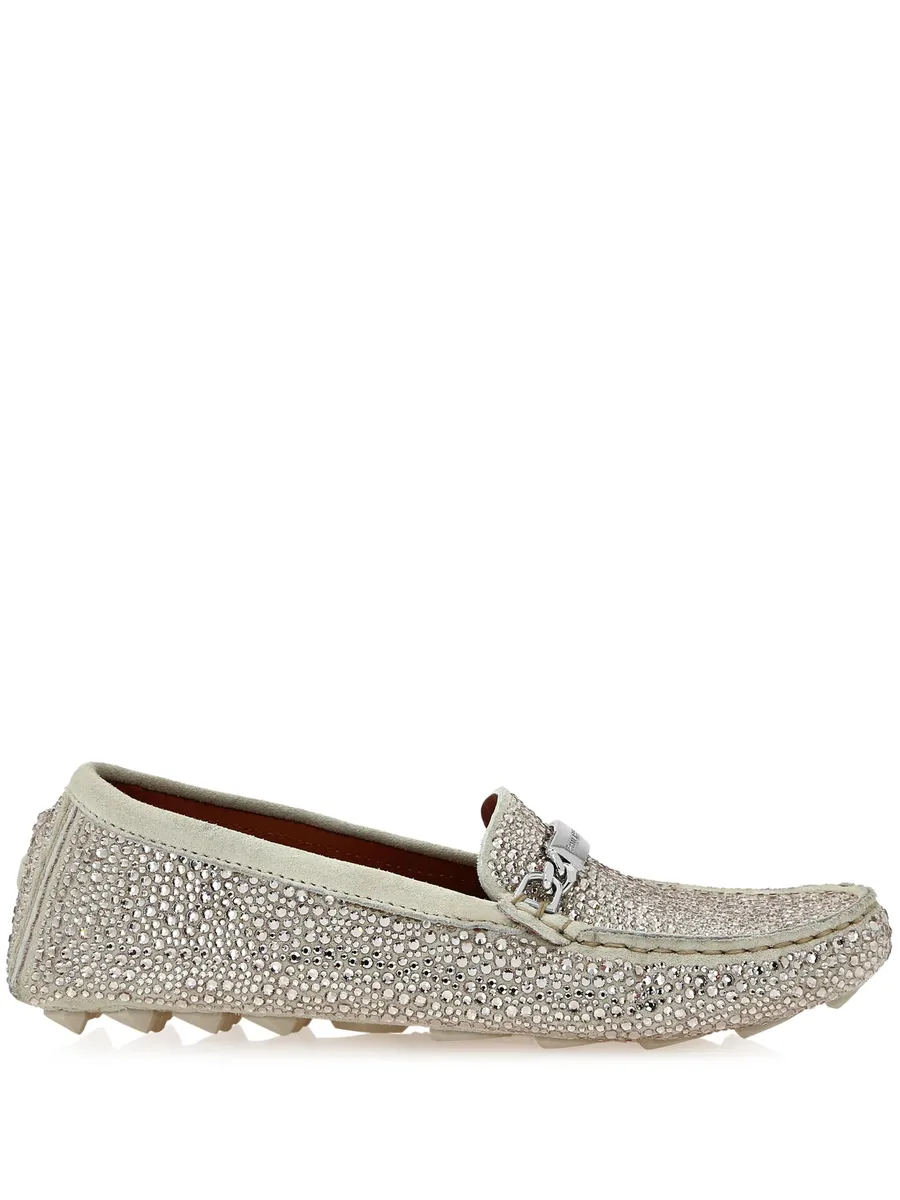 rhinestone-embellished loafers 2