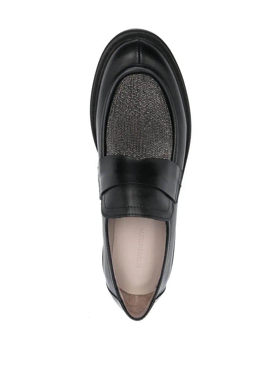 bead-embellished slip-on loafers 8