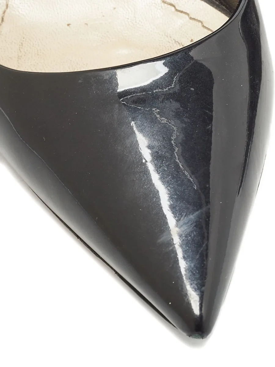 75mm patent-leather pointed-toe pumps 9