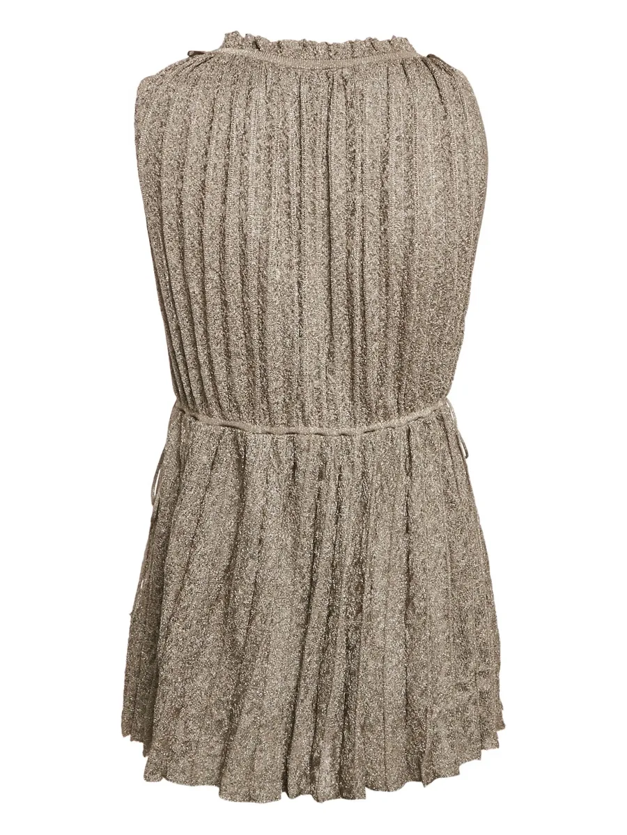 metallic-effect knitted top 3