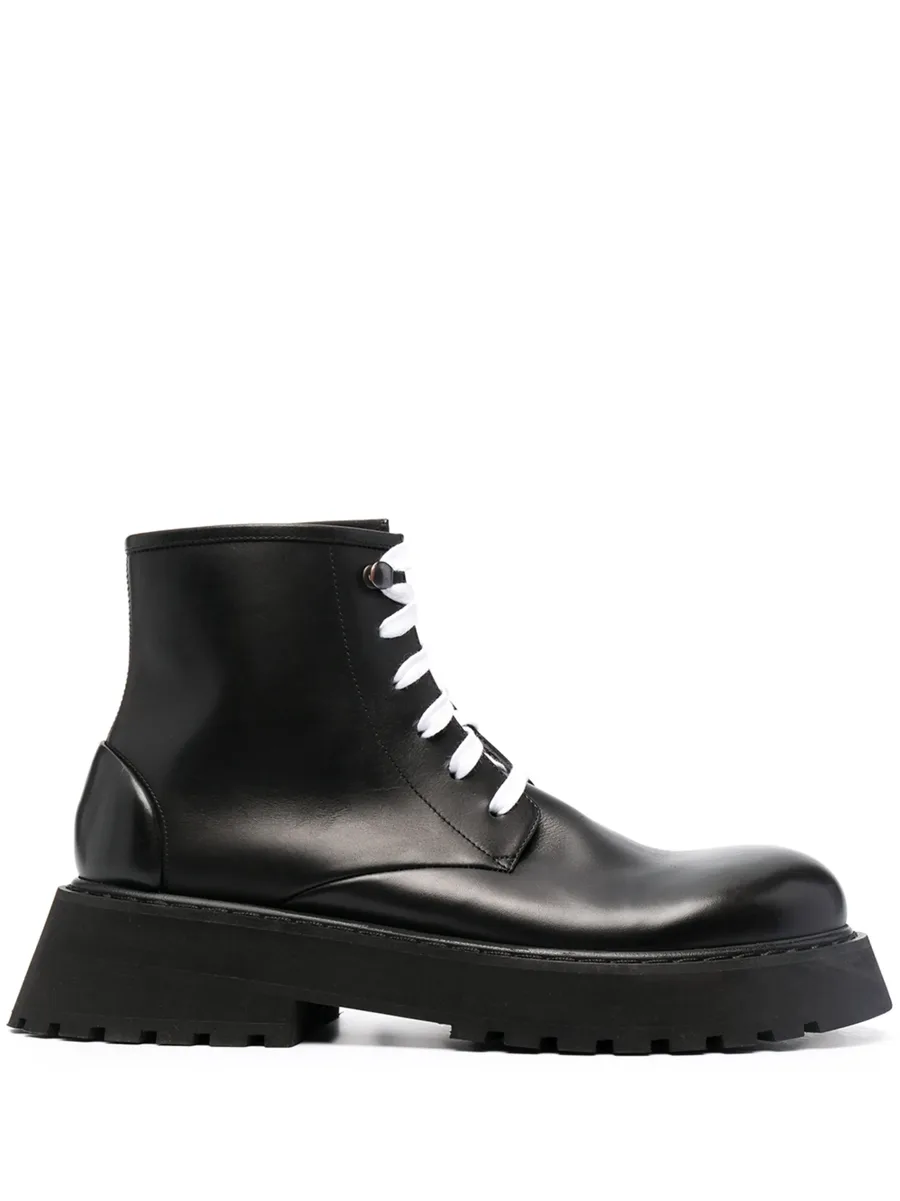 Micarro leather combat boots 2