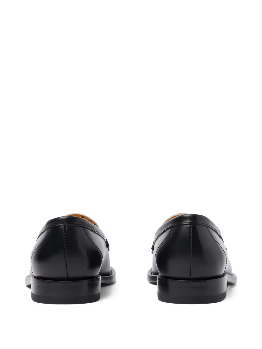 print-motif loafers 5