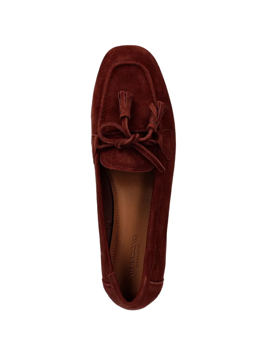 Hillary tassel-detail suede loafers 7