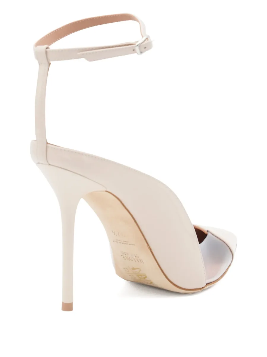 100mm Malia ankle-strap pumps 5