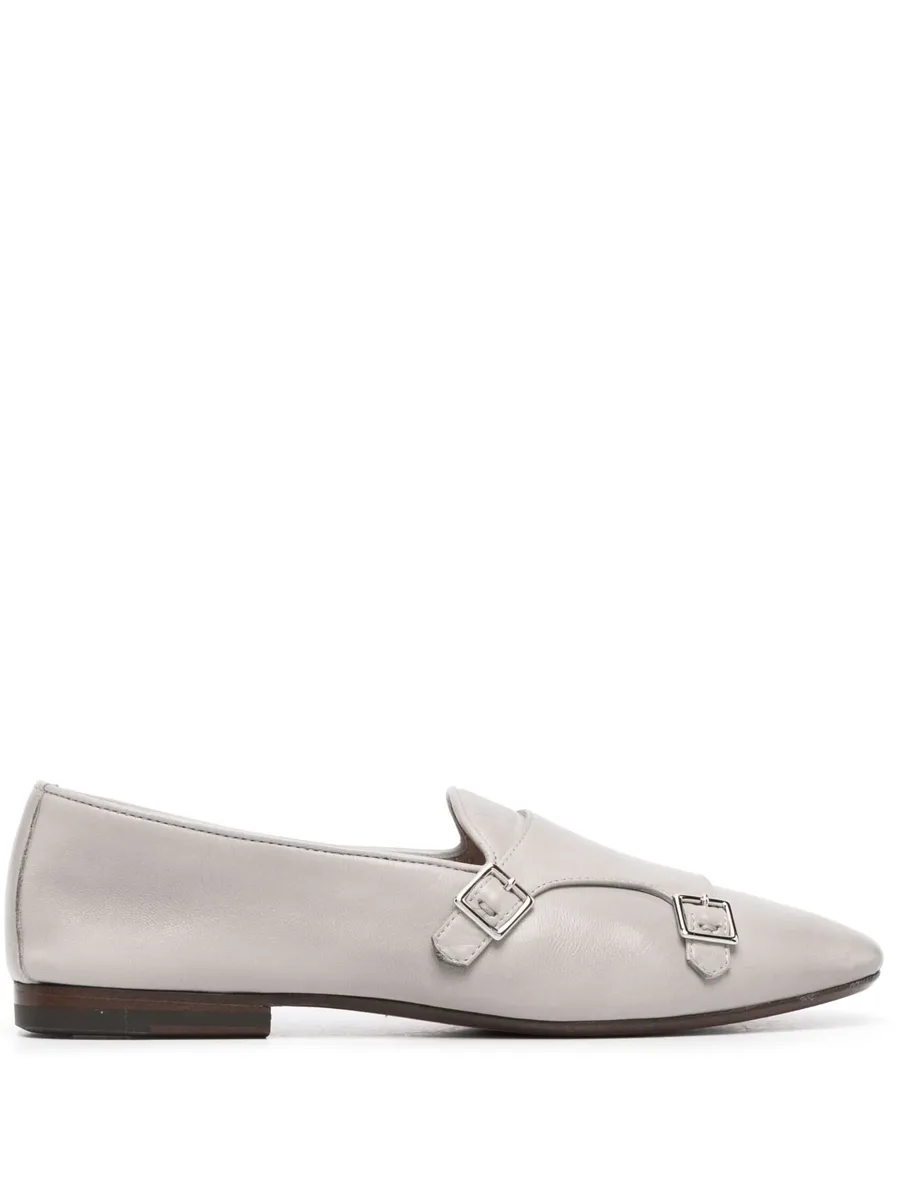 buckle-detail leather loafers 1