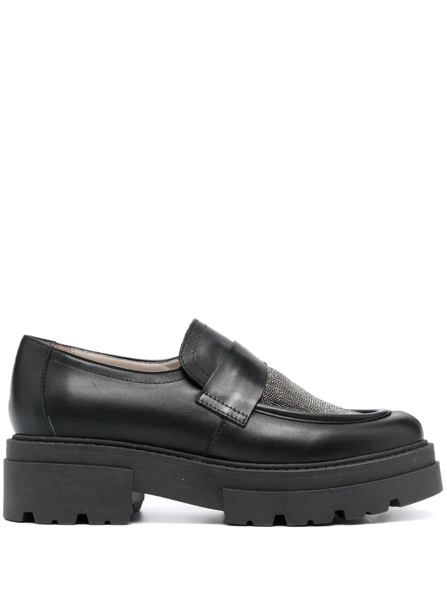 bead-embellished slip-on loafers 2
