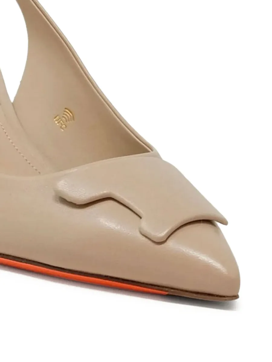 65mm slingback leather pumps 6
